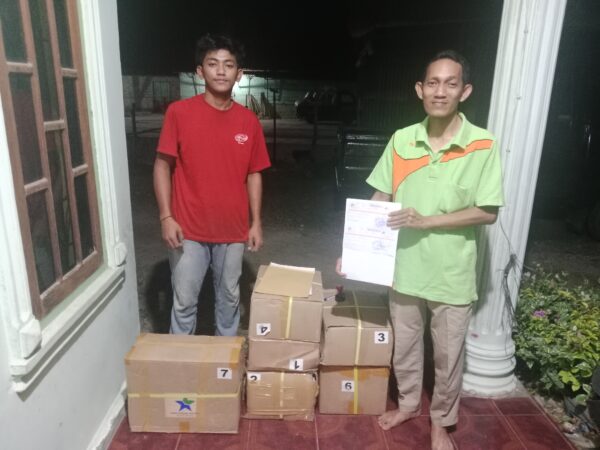 Kelurahan Kotasiantar menerima Bantuan 1000 Buku dari Perpustakaan Nasional RI
