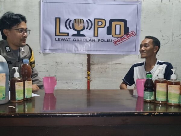 Lurah Kotasiantar diundang sebagai Guest Star di Podcast LOPO Polres Madina