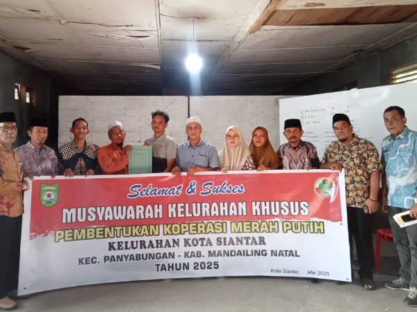 Koperasi Merah Putih Resmi Berdiri di Kelurahan Kotasiantar: Babak Baru Kemandirian Ekonomi Warga
