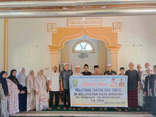 Kelurahan Kota Siantar Gelar Pelatihan Tahtim dan Tahlil, Perkuat Syiar Islam dan Ukhuwah Antarwarga